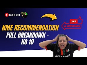 NME Recommendations - Full Breakdown