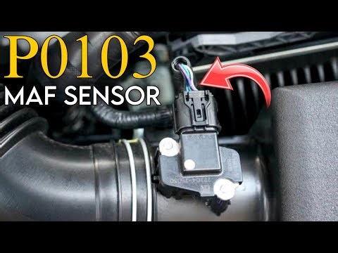 P0103 Mass Airflow (MAF) Circuit High Air Flow and High Voltage Output | symptoms | Causes location