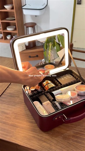 Leather Makeup Bag: Versatile Travel & Vanity Cosmetic Case