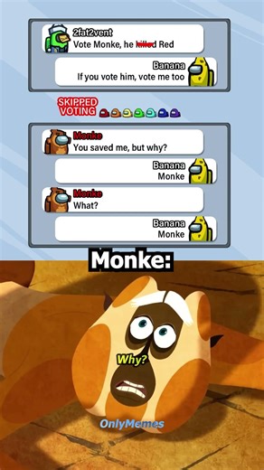 Monke Was Innocent Because… Monke 🐒💀 #shorts
