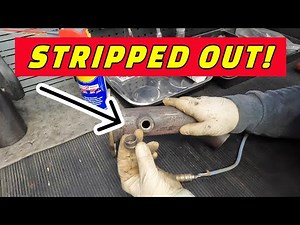 QUICK TIP: THE LAST RESORT METHOD IF YOU HAVE A STRIPPED OUT OXYGEN SENSOR HOLE IN YOUR EXHAUST