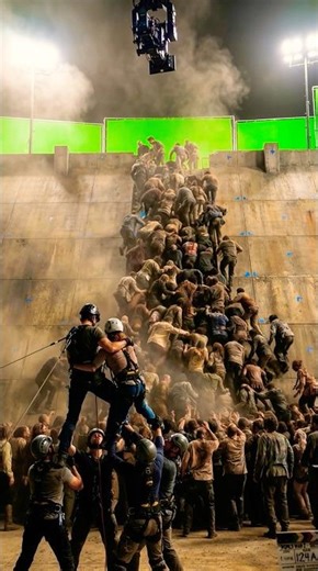 World War Z 🎬 Behind the Scenes | How It’s Made #BTS #movie #cinema #filmmaking
