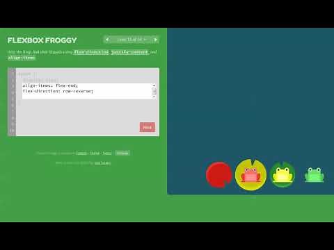 Flex Box Froggy (1-24) Solved