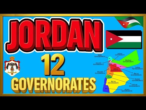 Jordan Map Explained 🇯🇴 | 12 Governorates of Jordan