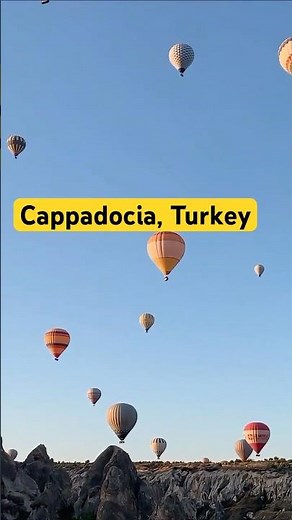 🎈 Magical Hot Air Balloon Ride in Cappadocia, Turkey! 🏞️ Stunning Sunrise Views