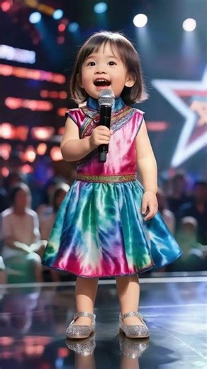 5-year-old kid's angelic voice shocked the judges #thesoundofsilence #shorts #coversong #cute #fyp