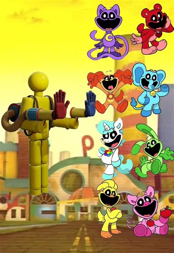 The Player vs Poppy playtime 1,2,3,4,5 #poppyplaytime #edit #player