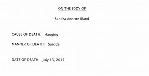 Autopsy report: Sandra Bland committed suicide