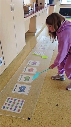 Rainbow Fish Visual Motor and Gross Motor Activity