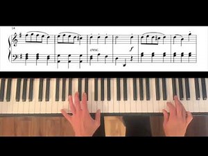 Franz Joseph Haydn: German Dance in G Major. Easy, piano tutorial with full score.