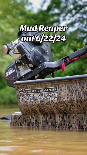 The highly requested Mud Reaper. Available for order through any of our dealers 6/22/24🔥 #ReaperBoats #MudReaper #ReapTheHarvest #ReaperFest