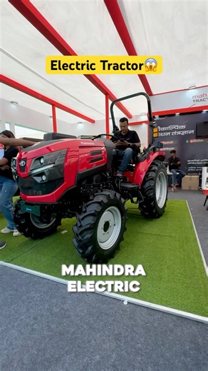 Mahindra का Electric Tractor 😱😅 #shorts
