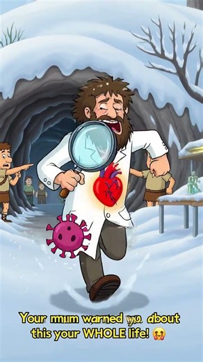 Wet hair makes you sick?” #animation #youtubeshorts #funny #comedy #memes #jokes