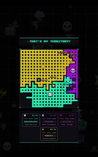 Holy vs Square vs Glitch vs Toxic | That's My Territory!