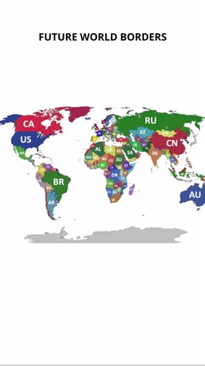 FUTURE World Borders of the 2020s These are the FUTURE World Borders of the 2020s#trending #fyp #history #world #shorts
