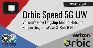 Verizon Releases The Orbic Speed 5G UW Mobile Hotspot - Verizon's New 5G Flagship