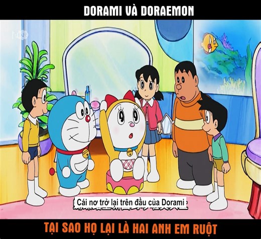 Doraemon và Dorami tại sao họ lại là anh em ruột | Setup reels