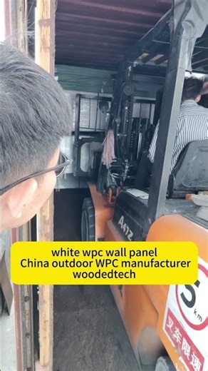 white wpc wall panel China outdoor WPC manufacturer woodedtech #whitewpcwallpanel