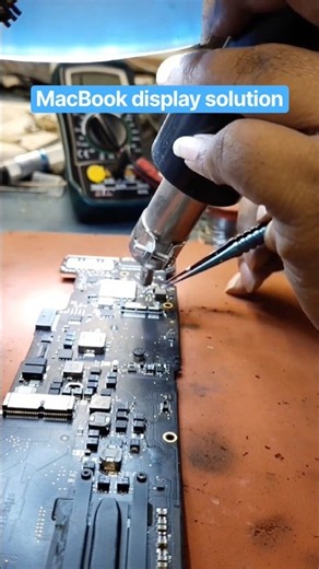 Macbook pro macbook air Dim display solution [blank display] #apple #viral #laptoprepair #subscribe
