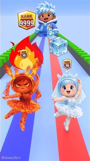 Sprunki Nina Ice and Sprunki Nina Fire in the continuous singing challenge, who won?!