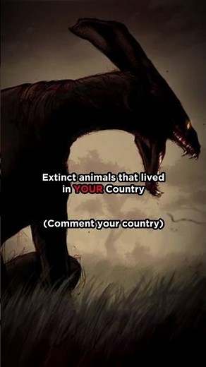Extinct animals that once lived where you are