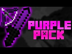 Amazing UHC PvP PURPLE Themed PvP Texture pack for Minecraft