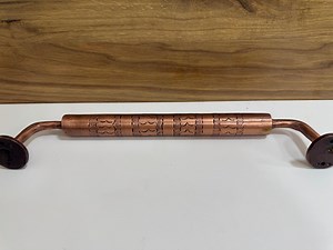 Antique Engraved Brass Towel Bar – Copper Finish Bathroom Towel Rack - Etsy