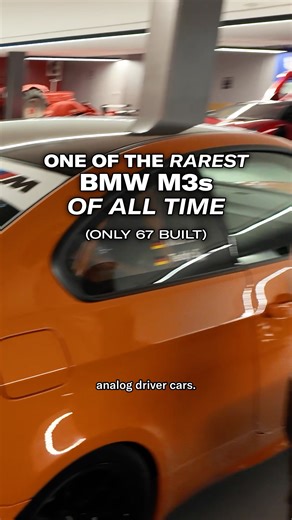 Only how many were built? 🤐 On the latest episode of Capturing Car Culture, Larry Chen Photo gets a tour through the Gercollector fleet. Full of unique, high-performance sports cars and supercars like the rarest E90-generation BMW M3. The M3 CRT, Carbon Racing Technology, takes the uprated V8 from the M3 GTS coupe and plants it in the four-door M3 chassis, along with a titanium exhaust, carbon hood, front lip and rear spoiler, and bucket seats front and rear. The front ones of course, being car