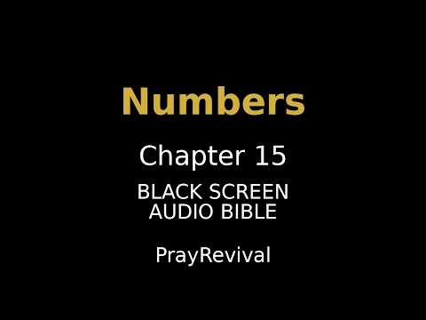 Numbers 15 | Old Testament | Audio Bible | WEB