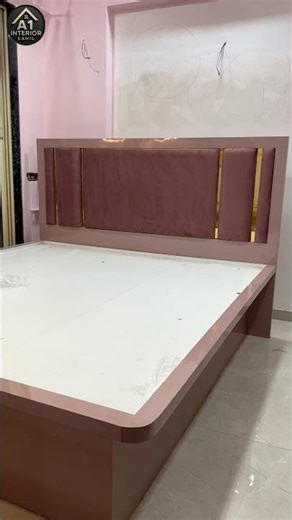 bed headboard making || how to make bed at home #shorts #viral #shortvideo