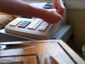 How to pick the lock and open a cash register
