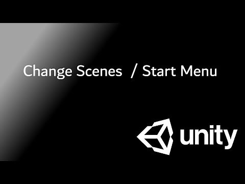 Create a start menu / change scenes in unity 5!