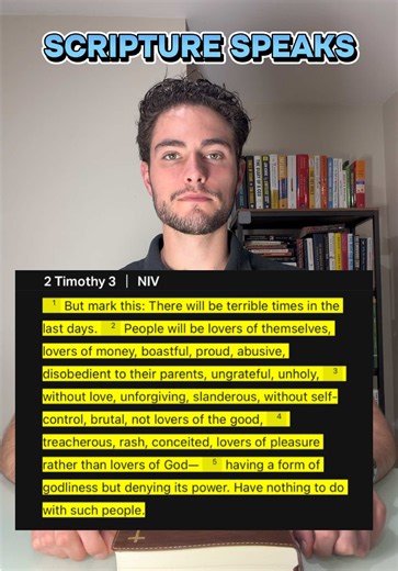 What Has Society Become? 2 Timothy 3:1-5 on the Last Days