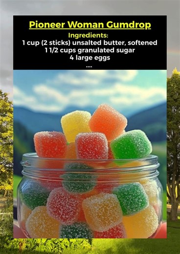 Pioneer Woman Gumdrop Cake  A nostalgic, old-fashioned holiday...