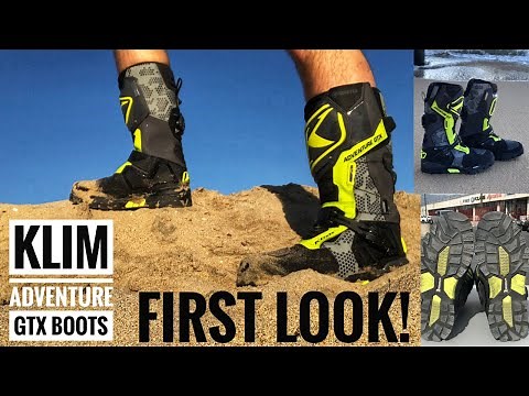 First Look! KLIM Adventure GTX Boot Review - 5,000 On-Bike Miles + 150 Walking / Hiking Miles