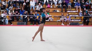 Lila showing off her skills on floor at the 2023 Go for 2&5 WA Regional Gymnastics Championships! Pearl Coast Gymnastics Club Broome Inc. | Gymnastics WA