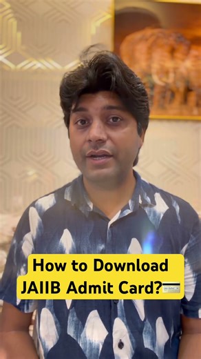 How to Download JAIIB Admit 🎴Card? #jaiib #jaiibnov2025