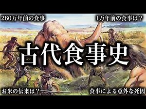 【ゆっくり解説 】食事の古代史！1万年前の人々は何を食べていたのか！【睡眠用】