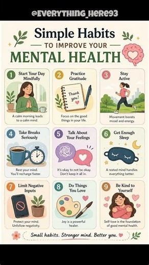 Simple Habits to Improve Your Mental Health