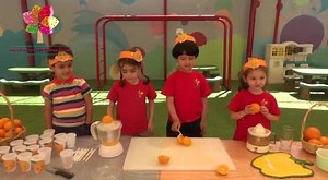 1.5K views · 44 reactions | KG1 Orange Juice Activity Objective: To use “First, Next and Last” appropriately. First, I wash the orange. Next, I cut it. Last, I squeeze and drink the delicious healthy juice. | International Bridges Academy Schools مدارس اكاديمية الجسور الدولية | Facebook