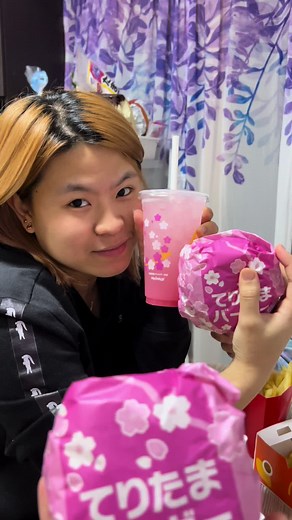 Mcdo sakura season in Japan 🇯🇵