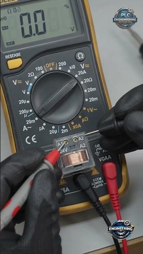 👉 How to Test a Control Panel Relay with a Multimeter! 🔌 #plc #codemeter #controlpanel