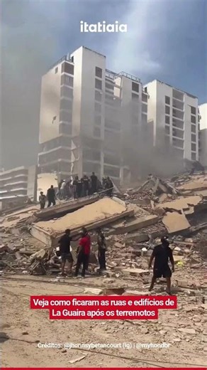 STUNNING: SEE THE STATE OF THE STREETS AND BUILDINGS IN LA GUAIRA AFTER THE EARTHQUAKES