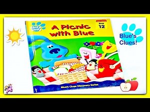BLUE'S CLUES "A PICNIC WITH BLUE" - Read Aloud - Storybook for kids, children