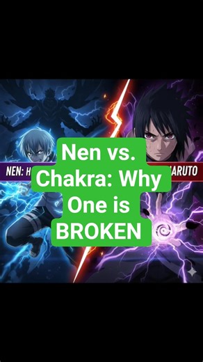 Nen vs. Chakra: Why One is BROKEN #anime #hxh #naruto #chakras #youtubeshorts