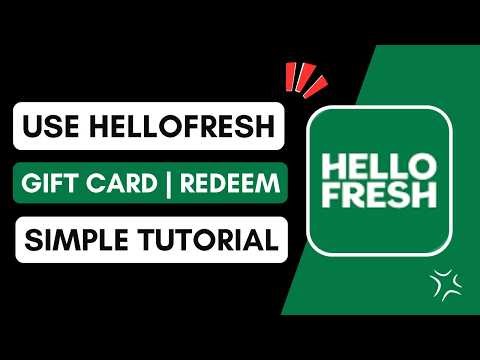 How to Use HelloFresh Gift Card | Redeem