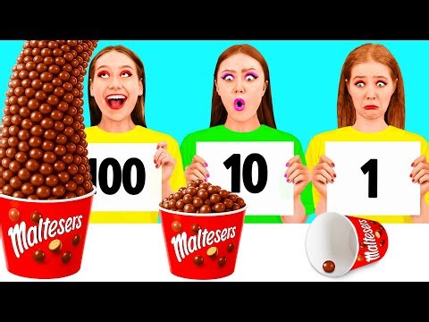 100 Couches de Nourriture Défi | Bataille Alimentaire Épique