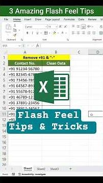 3 Amazing Flash Fill Tricks in Excel 😱