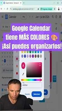 Google Calendar has MORE COLORS 🎨 Here's how to organize them!