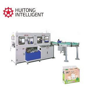[Hot Item] Automatic V-Folding Soft Tissue Bundle Packaging Machine Paper Multi Packing Machine